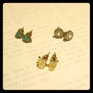 Set of 3 earrings